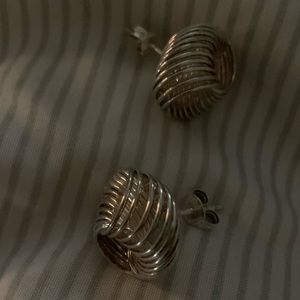 Just in- sterling silver earrings
